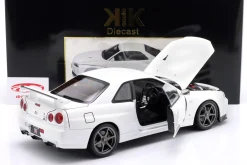 Nissan Skyline GT-R (R34) V-Spec II OEM-Felgen 2001 weiß 1:12 KK-Scale