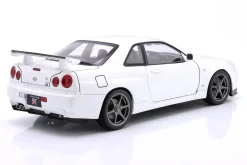 Nissan Skyline GT-R (R34) V-Spec II OEM-Felgen 2001 weiß 1:12 KK-Scale