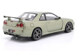 Nissan Skyline GT-R (R34) V-Spec Nür OEM-Felgen 2001 hellgrün metallic 1:12 KK-Scale