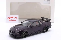 Nissan Skyline (R34) GT-R Z Tune Baujahr 1999 lila 1:18 Solido