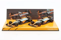 Norris #4 & Ricciardo #3 2-Car Set McLaren Monaco GP Formel 1 2021 1:43 Minichamps