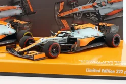 Norris #4 & Ricciardo #3 2-Car Set McLaren Monaco GP Formel 1 2021 1:43 Minichamps