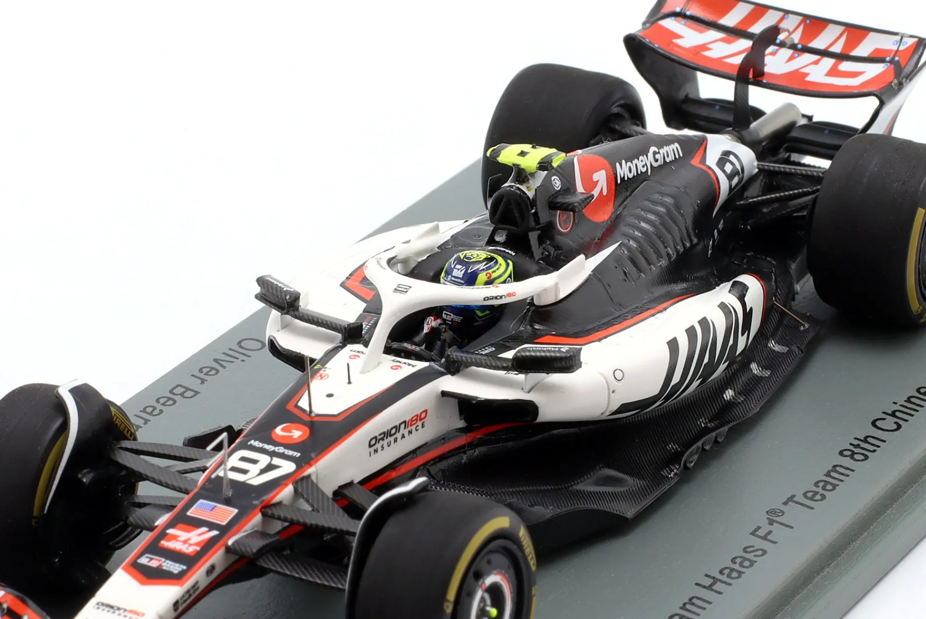 Oliver Bearman Haas VF-25 #87 8th China GP Formel 1 2025 1:43 Spark