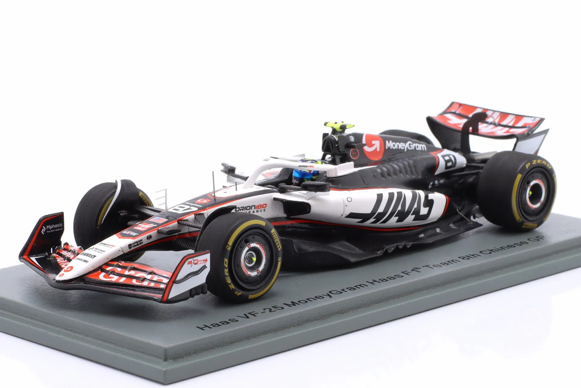 Oliver Bearman Haas VF-25 #87 8th China GP Formel 1 2025 1:43 Spark