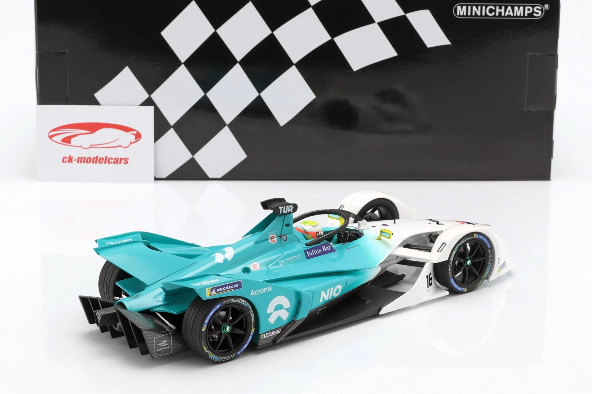 Oliver Turvey NIO Sport 004 #16 Formel E Season 5 2018/19 1:18 Minichamps