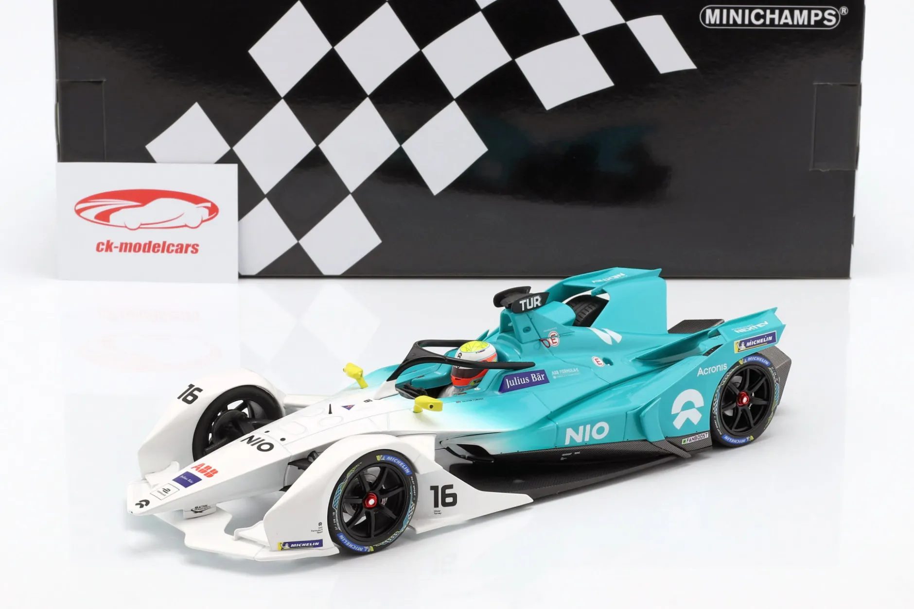 Oliver Turvey NIO Sport 004 #16 Formel E Season 5 2018/19 1:18 Minichamps