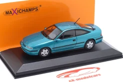 Opel Calibra Baujahr 1989 türkis metallic 1:43 Minichamps