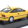 Opel Calibra Turbo 4x4 Baujahr 1989 gelb 1:43 Minichamps