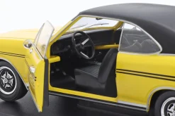 Opel Commodore A GS/E Coupe Baujahr 1970 gelb / schwarz 1:24 Hachette