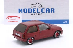 Opel Corsa A Custom dunkelrot metallic 1:18 ModelCar Group