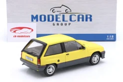 Opel Corsa A SR Baujahr 1985 gelb 1:18 ModelCar Group