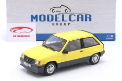 Opel Corsa A SR Baujahr 1985 gelb 1:18 ModelCar Group