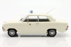 Opel Kadett B Polizei Deutschland Baujahr 1972 weiß 1:18 KK-Scale