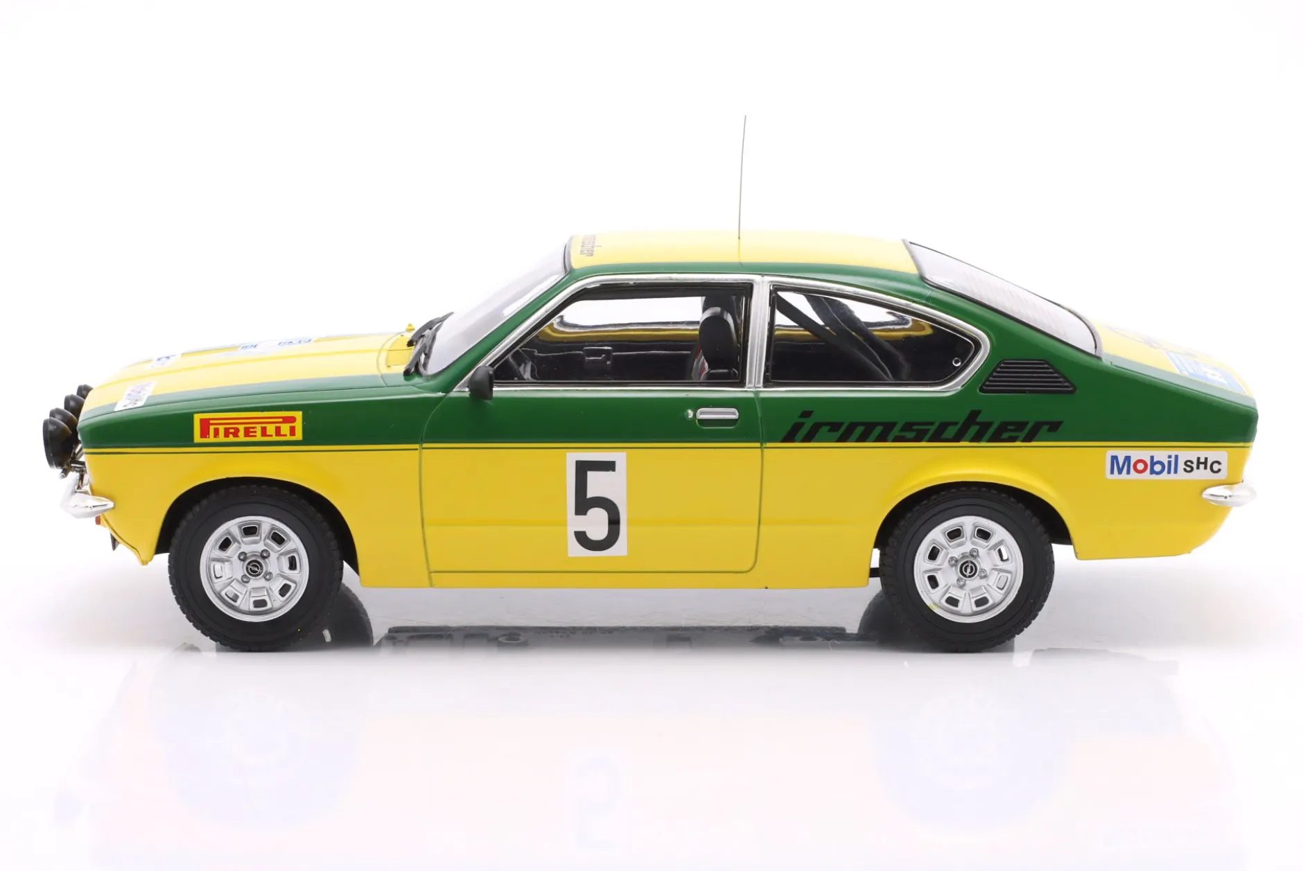 Opel Kadett C GT/E #5 2nd Sachs Winter Rallye 1976 Smolej, Geistdörfer 1:18 ModelCar Group