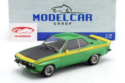 Opel Manta A Irmscher Baujahr 1974 grün / gelb 1:18 ModelCarGroup