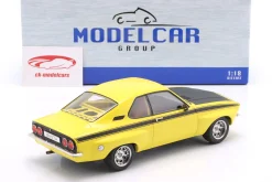Opel Manta A Irmscher Baujahr 1974 gelb / schwarz 1:18 ModelCarGroup