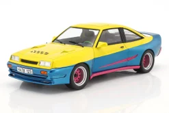 Opel Manta B Mattig Film Manta Manta (1991) gelb / blau metallic / rosa 1:18 ModelCar Group