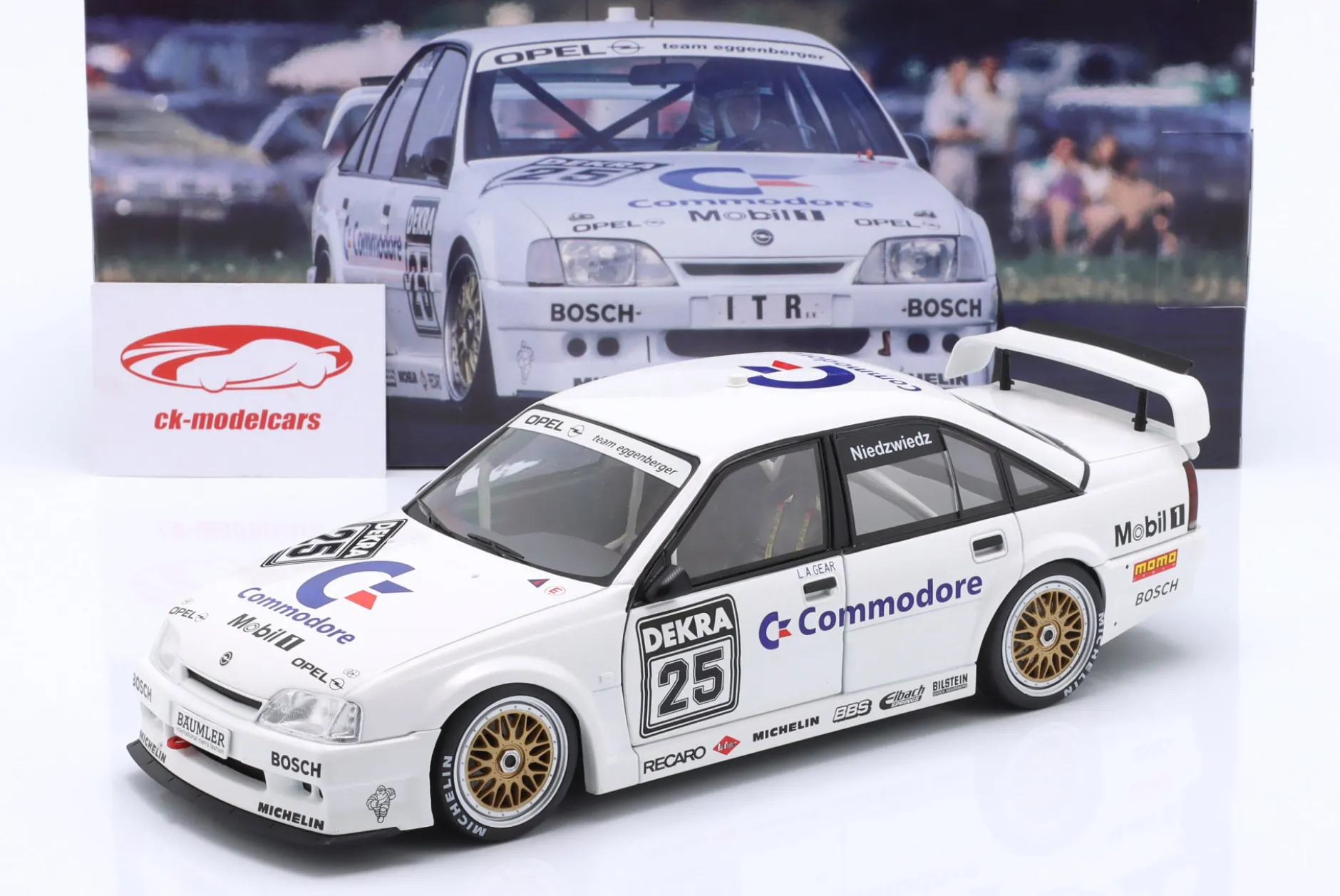 Opel Omega Evo 500 Commodore #25 DTM 1991 Klaus Niedzwiedz 1:18 WERK83