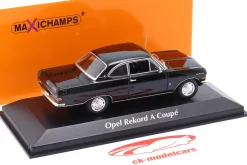 Opel Rekord A Coupe Baujahr 1962 schwarz 1:43 Minichamps
