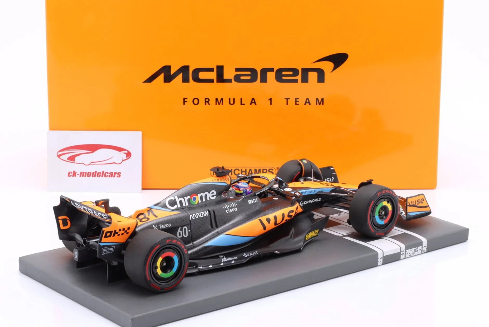 Oscar Piastri McLaren MCL60 #81 Formel 1 2023 1:18 Minichamps