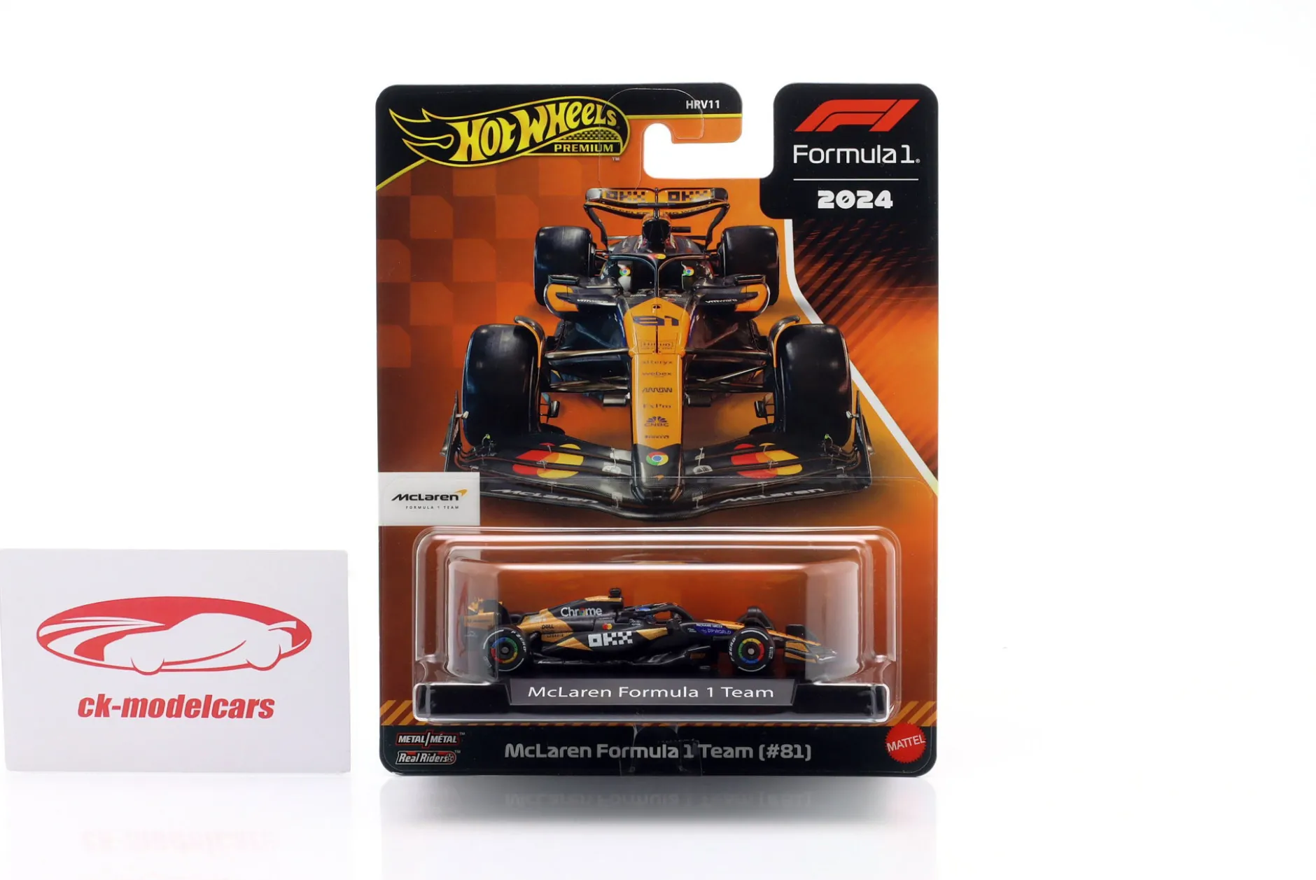 Oscar Piastri McLaren MCL38 #81 Formel 1 2024 1:64 HotWheels