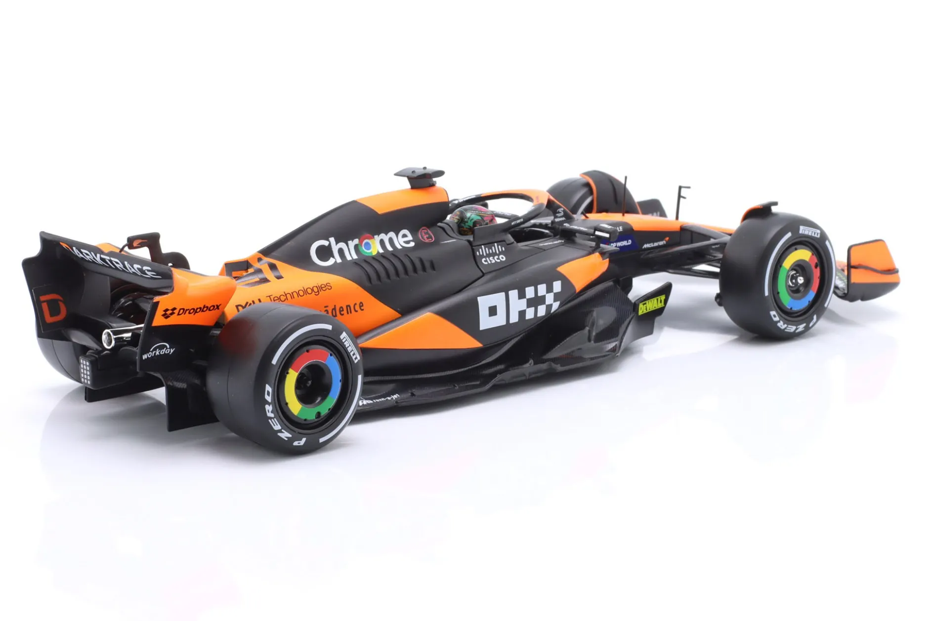 Oscar Piastri McLaren MCL38 #81 Miami GP Formel 1 2024 1:24 Bburago