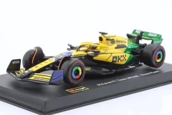 Oscar Piastri McLaren MCL38 #81 2nd Monaco GP Formel 1 2024 1:43 Bburago