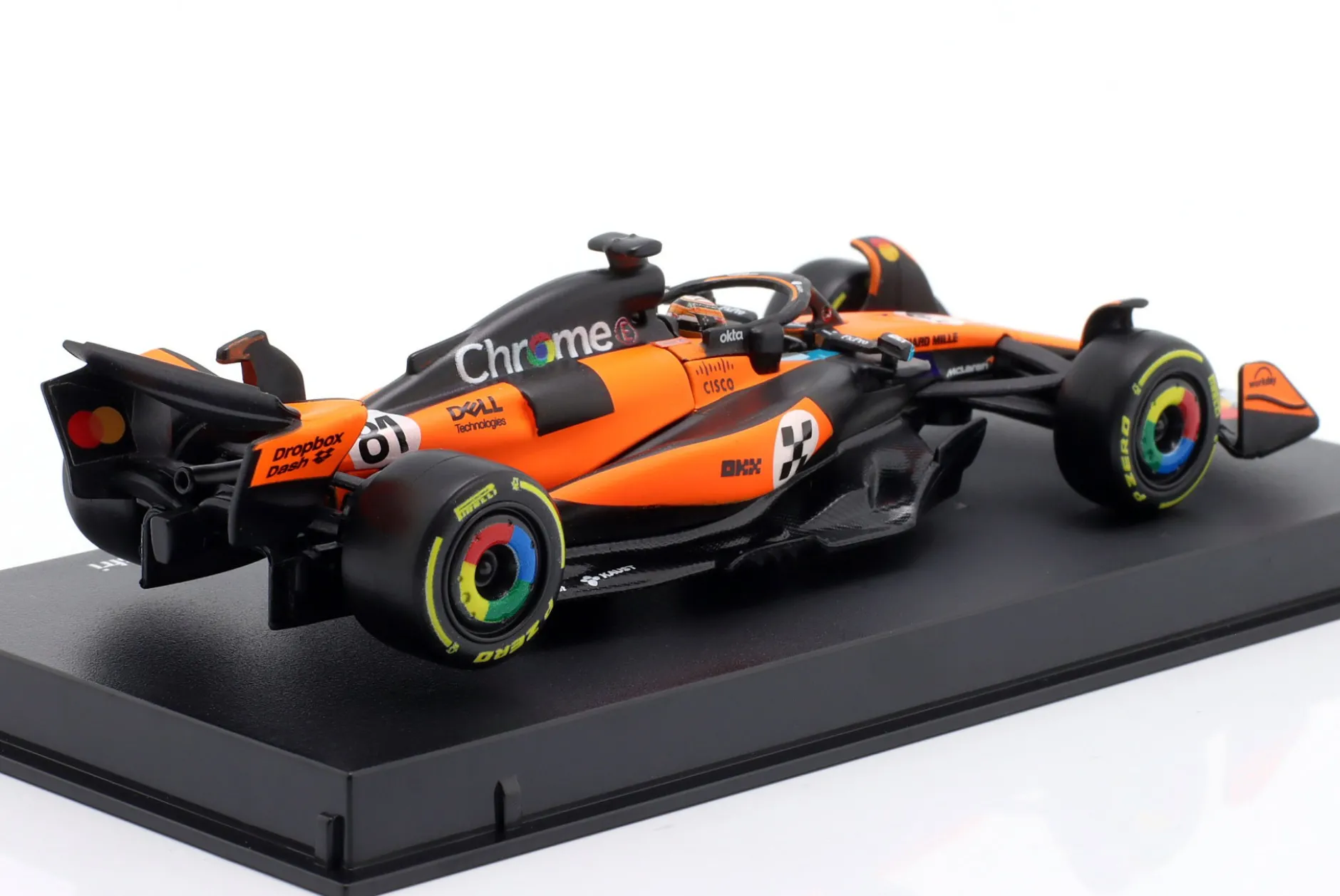 Oscar Piastri McLaren MCL39 #81 3rd Monaco GP Formel 1 2025 1:43 BBurago