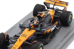 Oscar Piastri McLaren MCL39 #81 Sieger Belgien GP Formel 1 2025 1:43 Spark