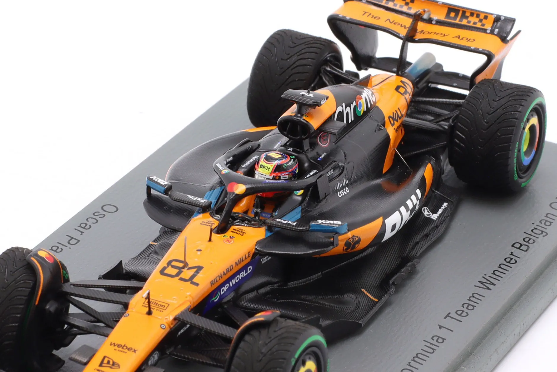 Oscar Piastri McLaren MCL39 #81 Sieger Belgien GP Formel 1 2025 1:43 Spark