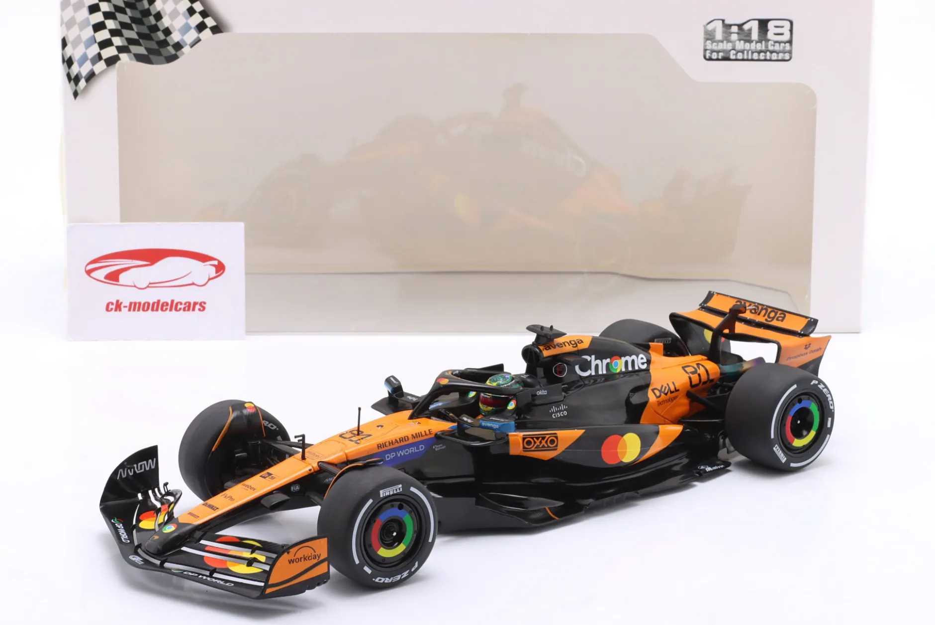 Oscar Piastri McLaren MCL39 #81 Sieger China GP Formel 1 2025 1:18 Solido