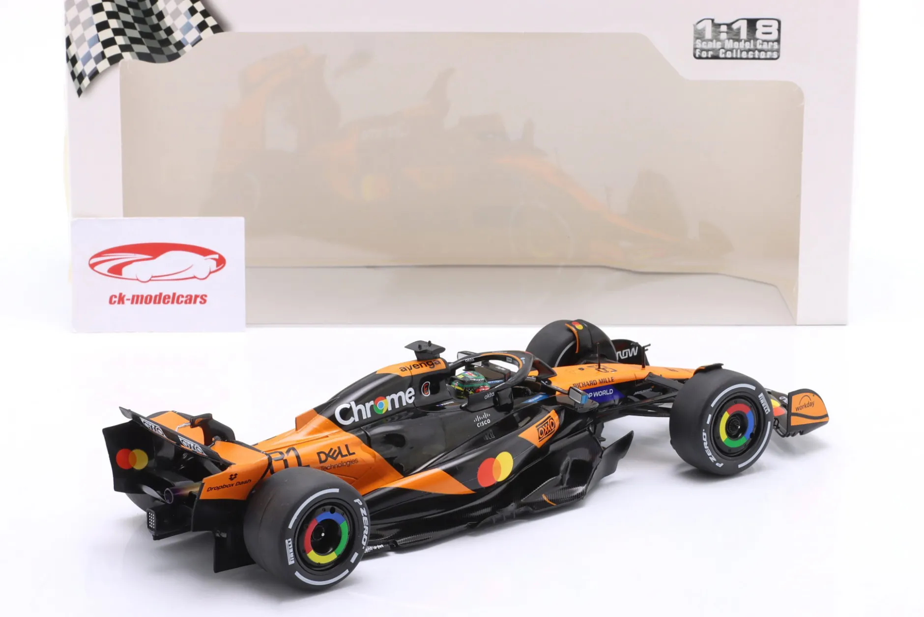 Oscar Piastri McLaren MCL39 #81 Sieger China GP Formel 1 2025 1:18 Solido
