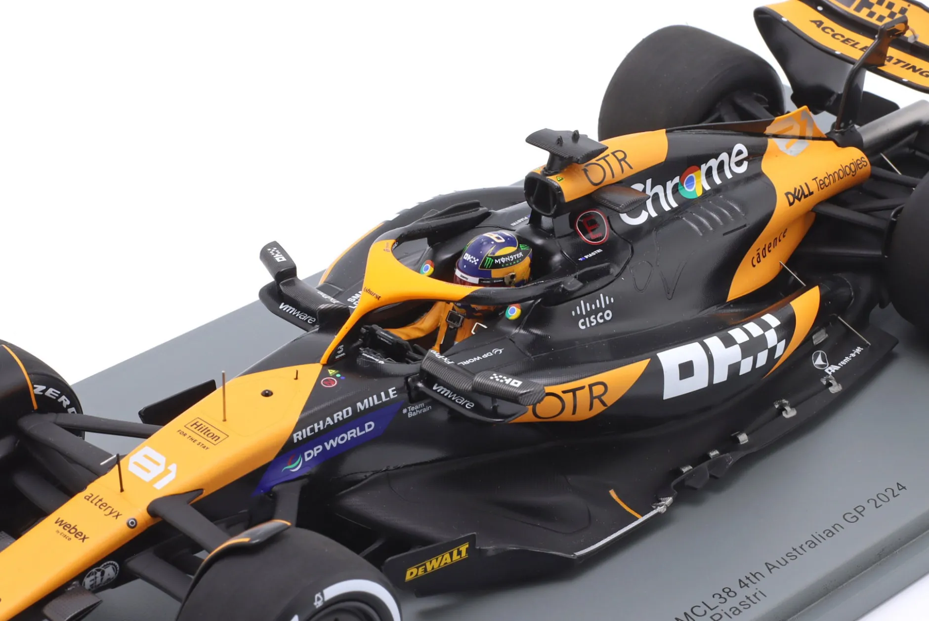 Oscar Piastri McLaren MCL38 #81 4th Australien GP Formel 1 2024 1:18 Spark