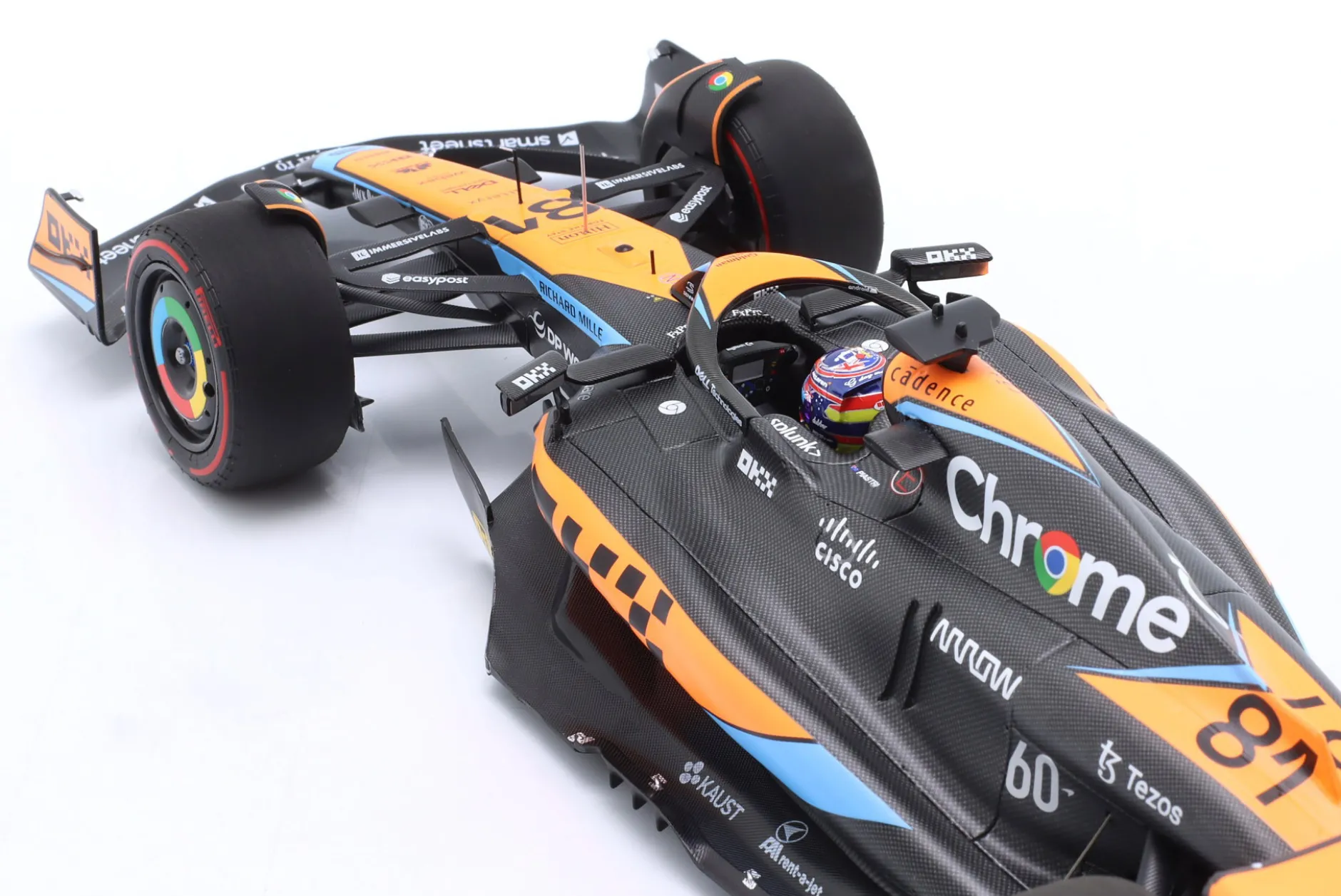 Oscar Piastri McLaren MCL60 #81 8th Australien GP Formel 1 2023 1:18 Minichamps