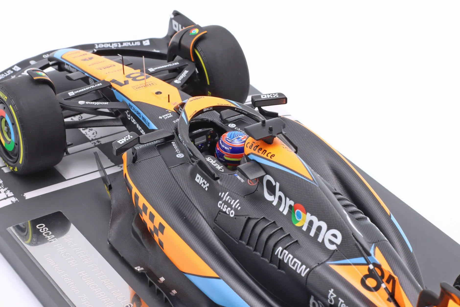 Oscar Piastri McLaren MCL60 #81 5th Ungarn GP Formel 1 2023 1:18 Minichamps