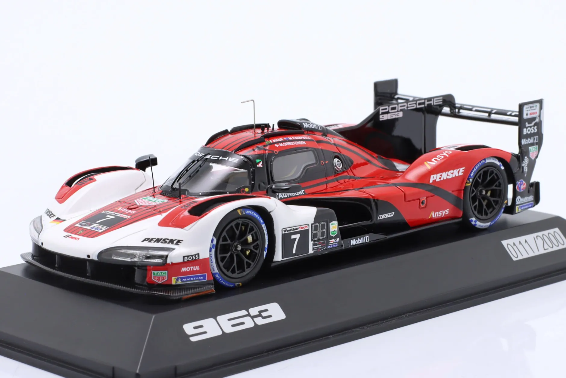 Penske Porsche 963 #7 24h Daytona 2023 Campbell, Christensen, Nasr 1:43 Spark