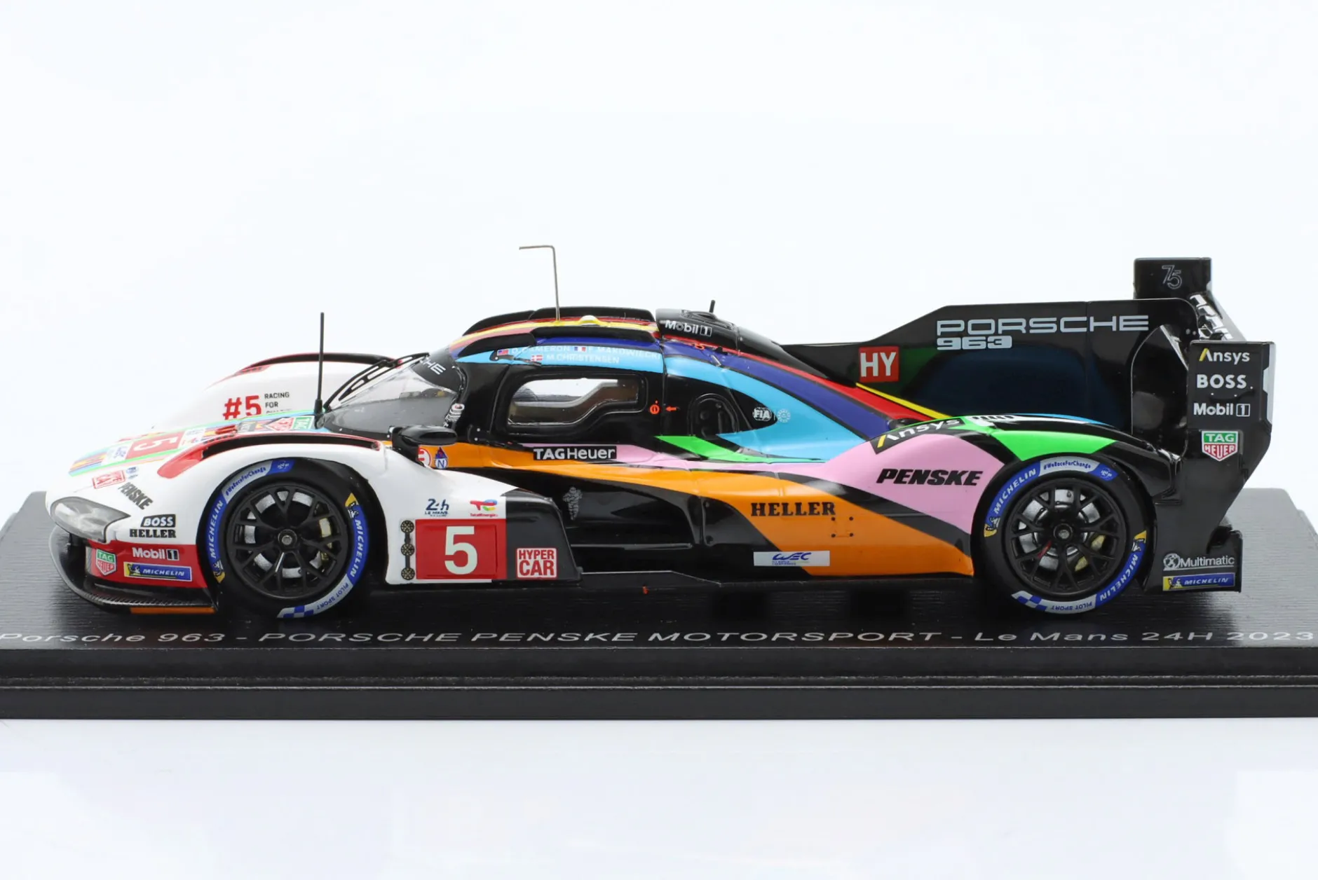 Penske Porsche 963 #5 24h LeMans 2023 Cameron, Christensen, Makowiecki 1:43 Spark