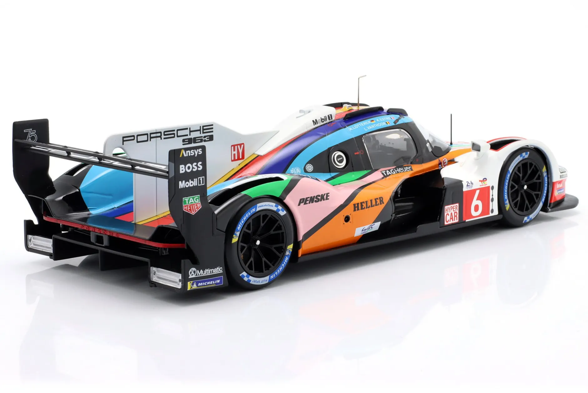 Penske Porsche 963 #6 24h LeMans 2023 Estre, Lotterer, Vanthoor 1:18 Ixo