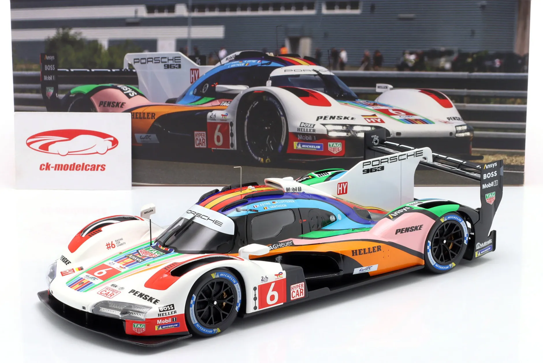 Penske Porsche 963 #6 24h LeMans 2023 Estre, Lotterer, Vanthoor 1:18 Ixo