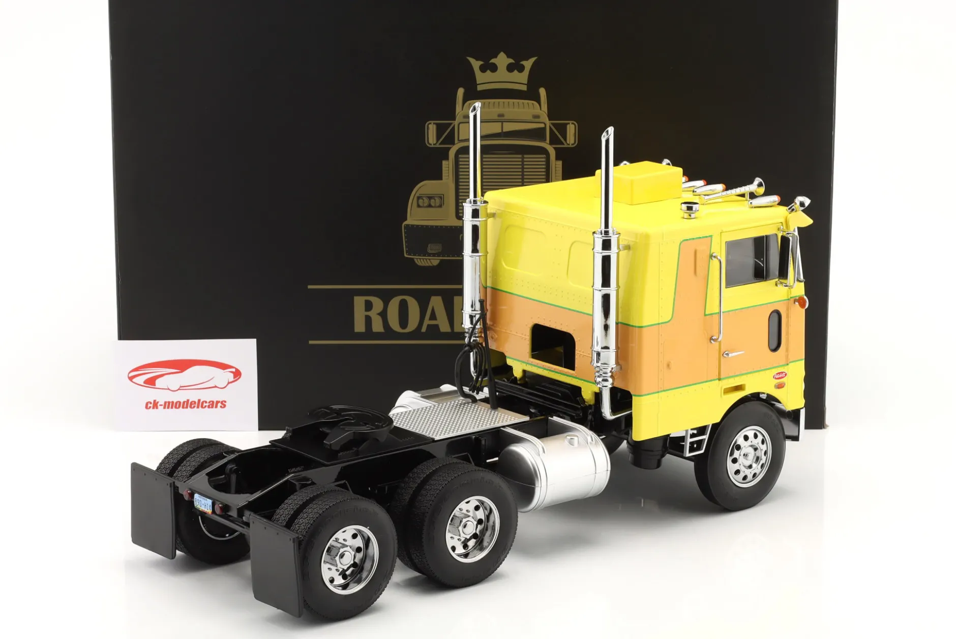Peterbilt 352 Pacemaker SZM 1977-1979 gelb / braun 1:18 Road Kings