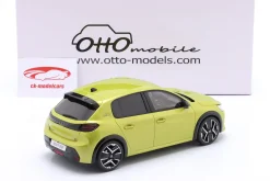 Peugeot E-208 GT Baujahr 2024 Agueda gelb 1:18 OttOmobile