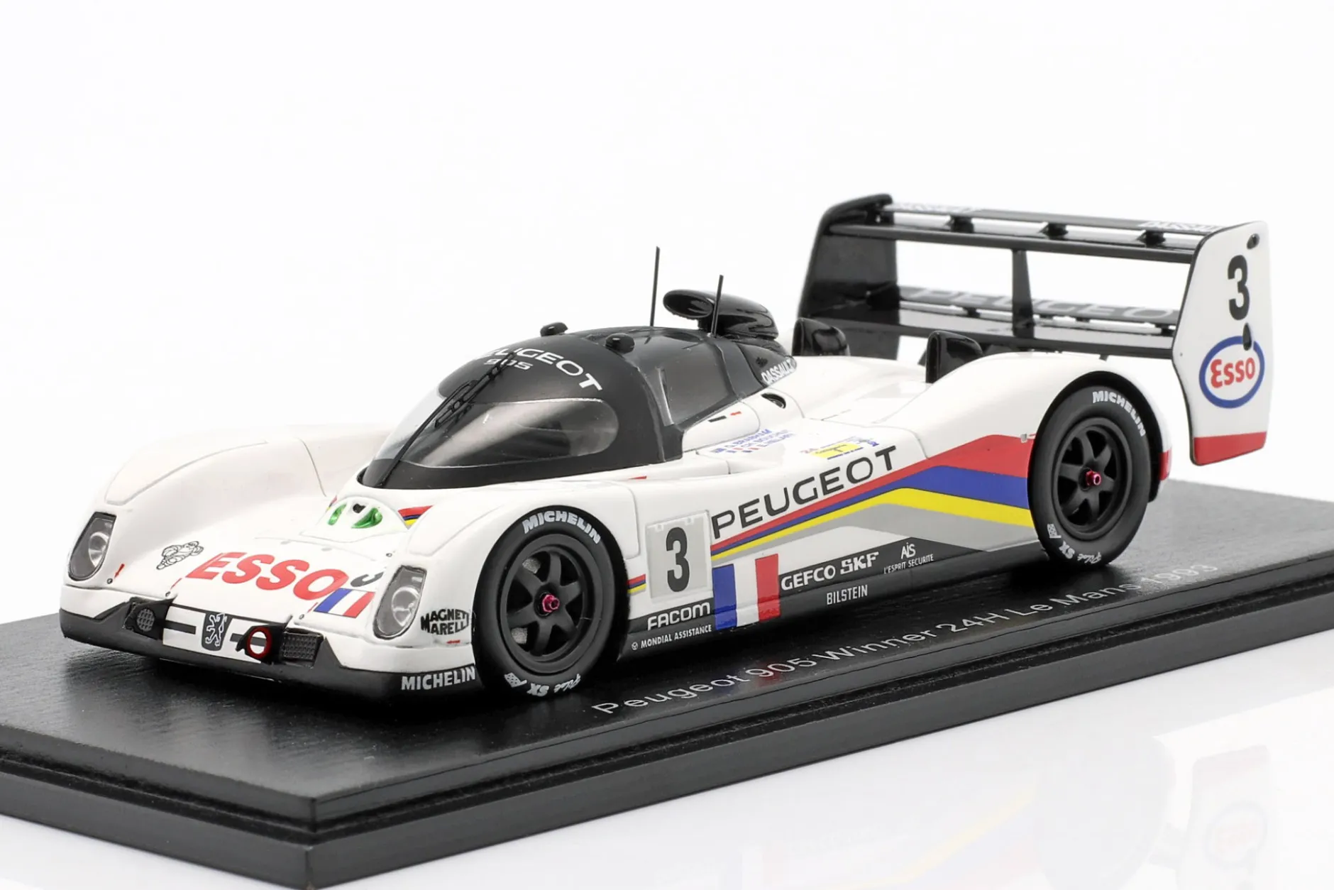 Peugeot 905 Evo #3 Sieger 24h LeMans 1993 Helary, Bouchut, Brabham 1:43 Spark