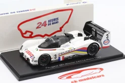 Peugeot 905 Evo #3 Sieger 24h LeMans 1993 Helary, Bouchut, Brabham 1:43 Spark