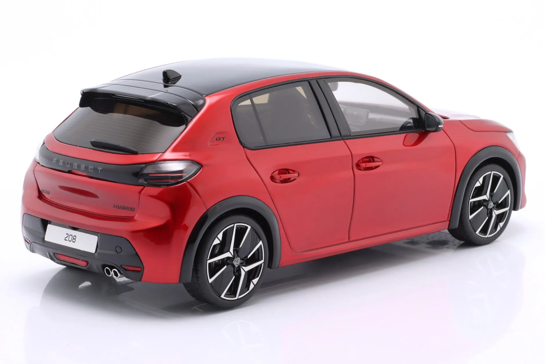 Peugeot 208 GT Hybrid Baujahr 2024 rot metallic 1:18 OttOmobile