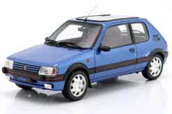 Peugeot 205 1.9 GTI Le Mans Baujahr 1991 miami blau 1:18 OttOmobile