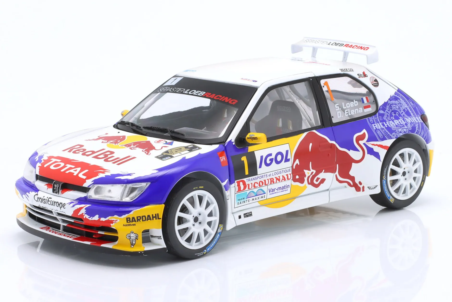 Peugeot 306 Maxi #1 Rallye du Var 2017 Loeb, Elena 1:18 Solido