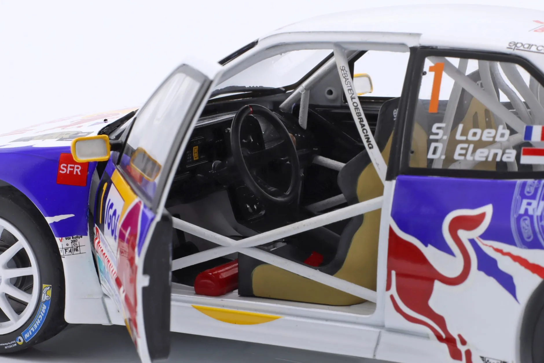 Peugeot 306 Maxi #1 Rallye du Var 2017 Loeb, Elena 1:18 Solido