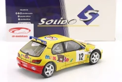 Peugeot 306 Maxi #12 9th Rallye du Condroz 1997 van de Wauwer, Vanderschueren 1:18 Solido