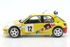 Peugeot 306 Maxi #12 9th Rallye du Condroz 1997 van de Wauwer, Vanderschueren 1:18 Solido