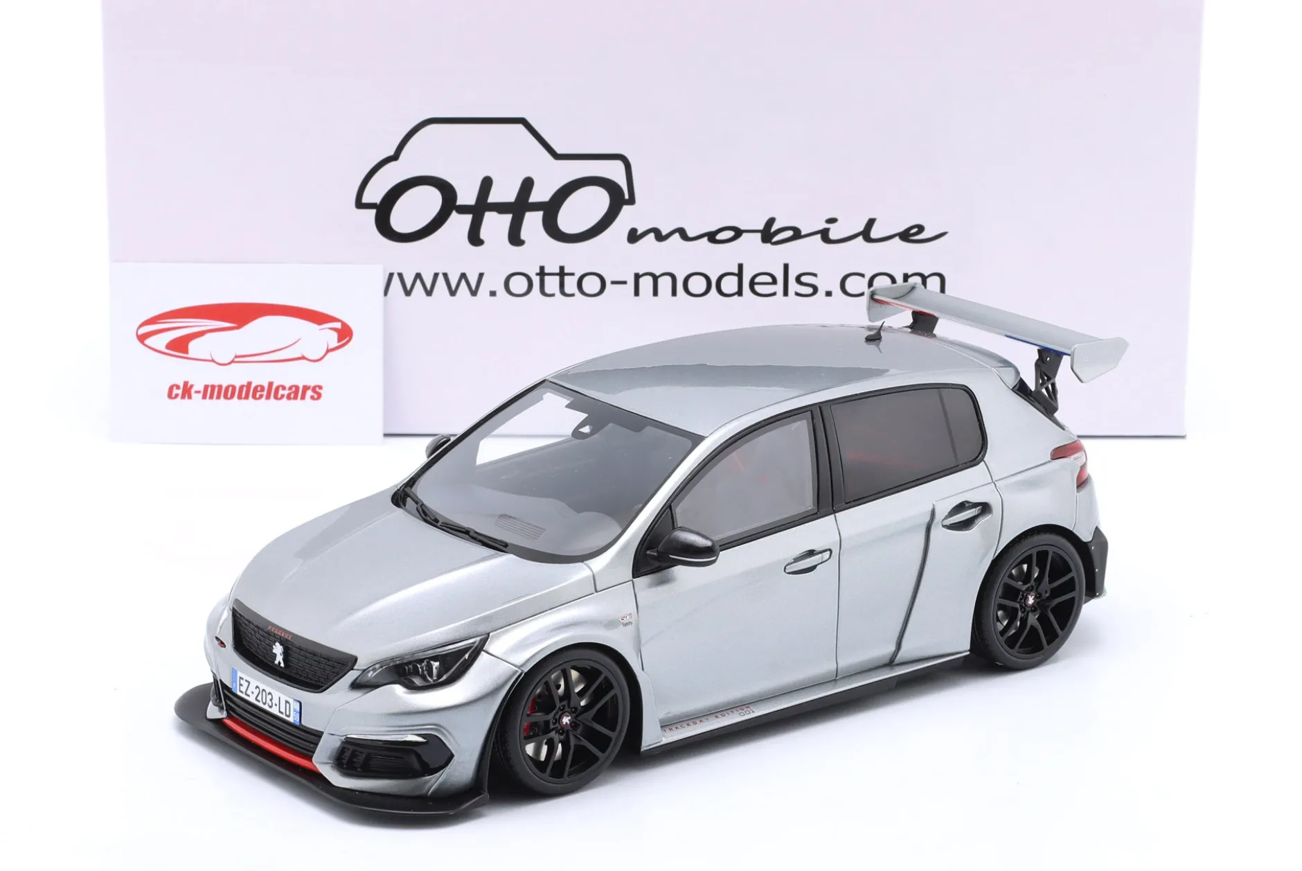 Peugeot 308 RC BYFACTORY 2020 artense grau 1:18 OttOmobile